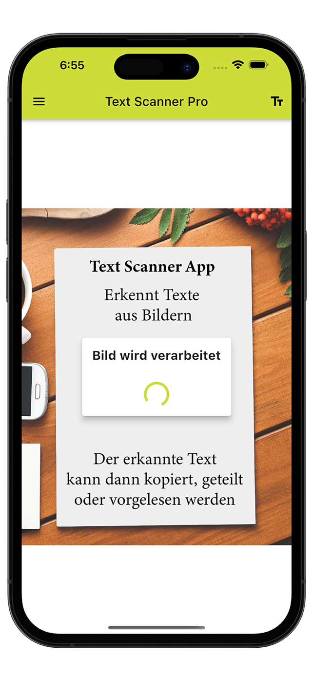 Bild zu text App (Textscanner)